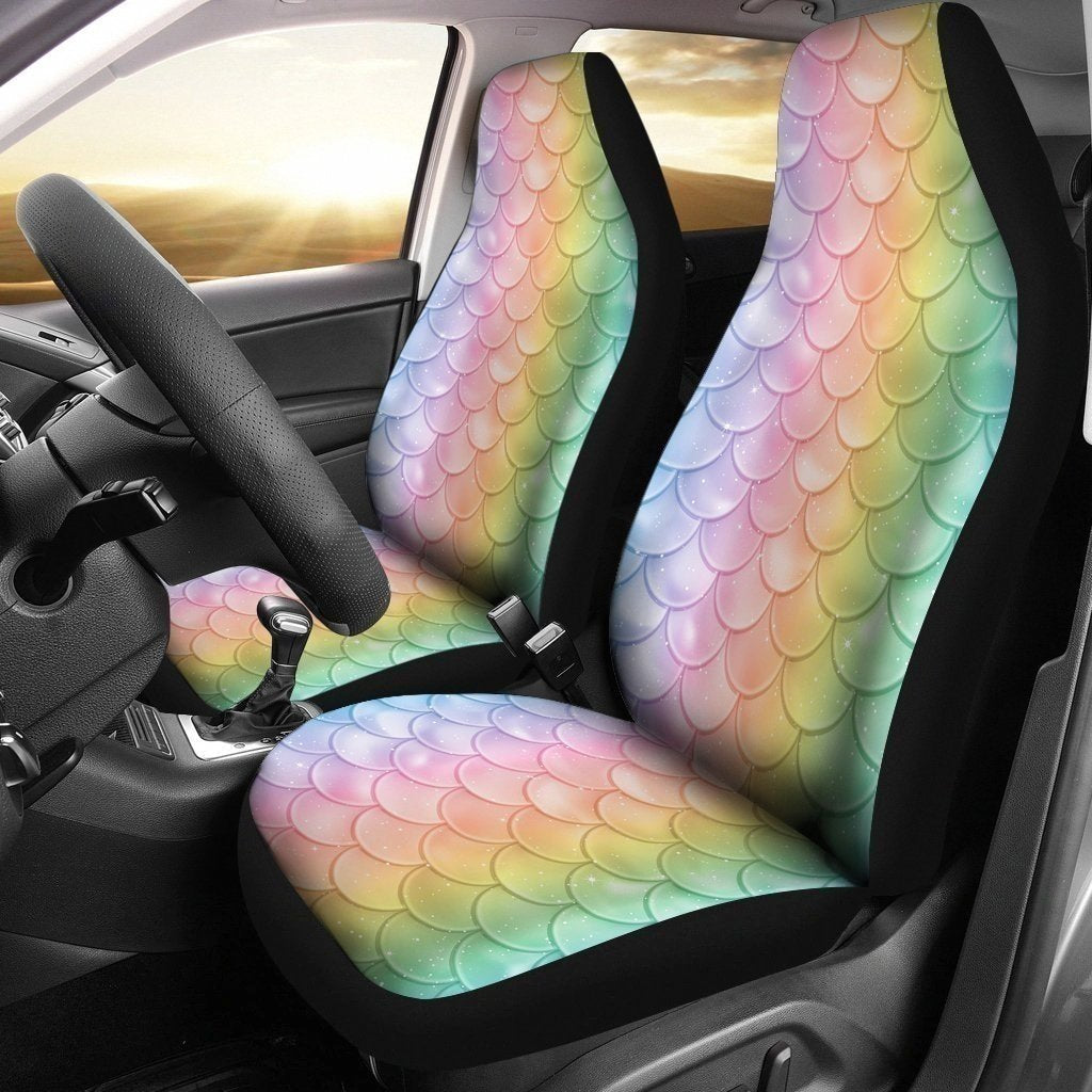 Colorful Mermaid Skin Car Seat Covers Custom Car Decoration-Gear Wanta