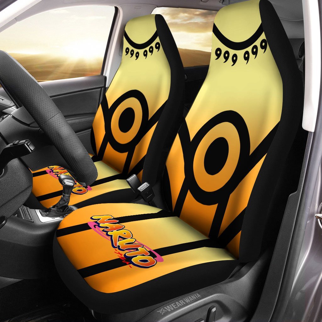 Complete Kurama Mode NRT Uniform Car Seat Covers Custom NRT Anime Car Accessories Anime Gifts-Gear Wanta