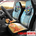 Cool French Bulldog Car Seat Covers Custom On Beach Car Decoration-Gear Wanta