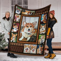 Corgis Dog Fleece Blanket-Gear Wanta
