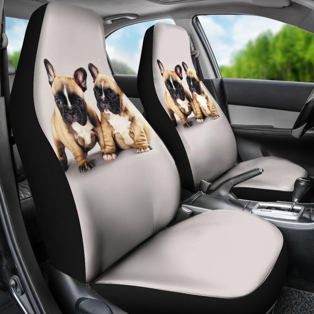Couple French Bulldog Car Seat Covers-Gear Wanta