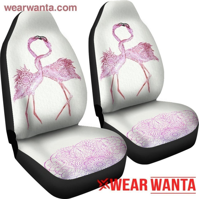 Couple Kissing Romantic Flamingo Car Seat Covers LT04-Gear Wanta