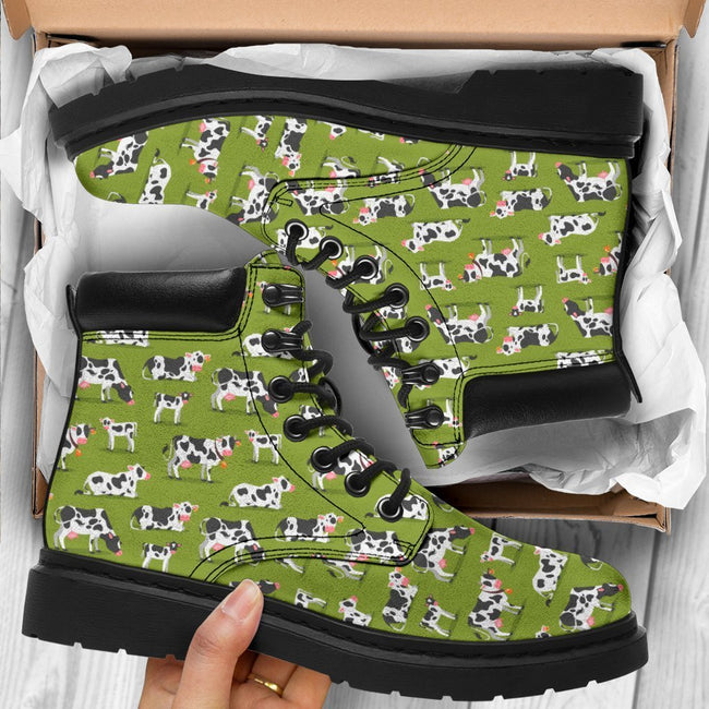 Cow Boots Animal Custom Shoes Funny For Cow Lover-Gear Wanta