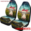 Cow Wearing Glasses Car Seat Covers LT03-Gear Wanta
