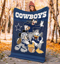 Cowboys Team Fleece Blanket Fan Gift Idea-Gear Wanta