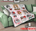 Cute Beagle Dog Quilt Blanket Lover-Gear Wanta