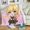 Cute Bowsette Fleece Blanket Custom Home Decoration-Gear Wanta