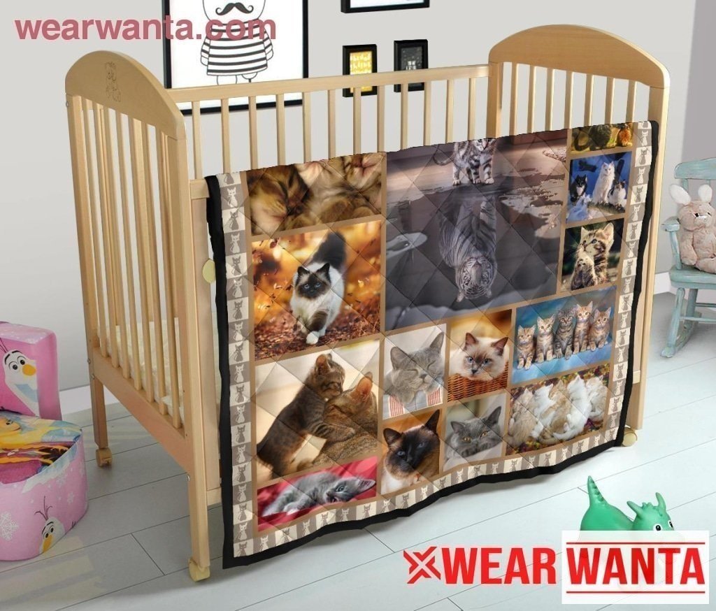 Cute Cats Quilt Blanket For Cat Lover-Gear Wanta