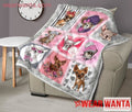 Cute Chihuahua Dog Lover Quilt Blanket-Gear Wanta