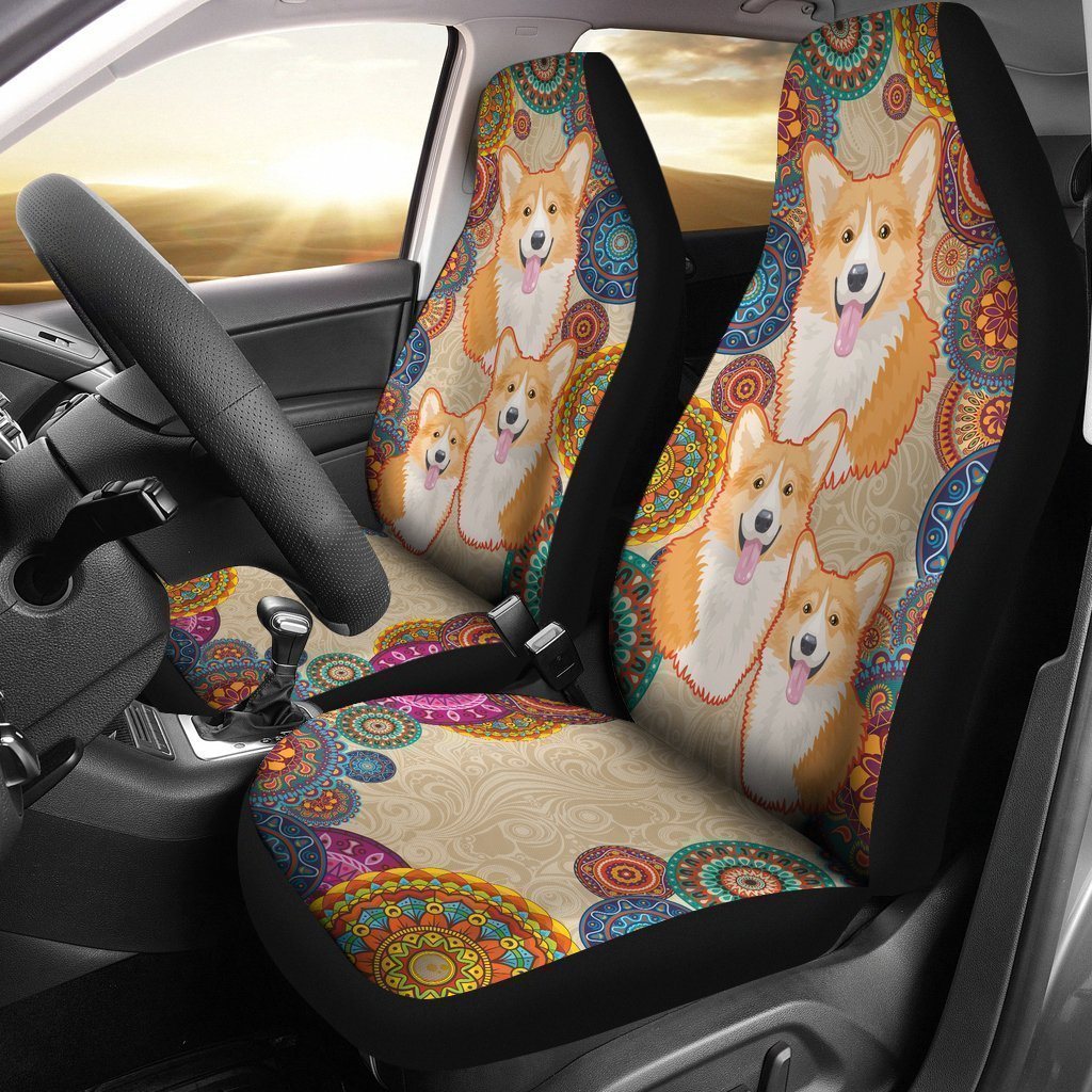Cute Corgi Car Seat Covers-Gear Wanta
