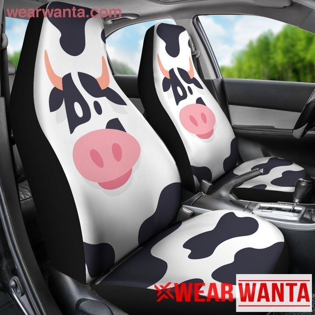 Cute Cow Face Car Seat Covers LT03-Gear Wanta