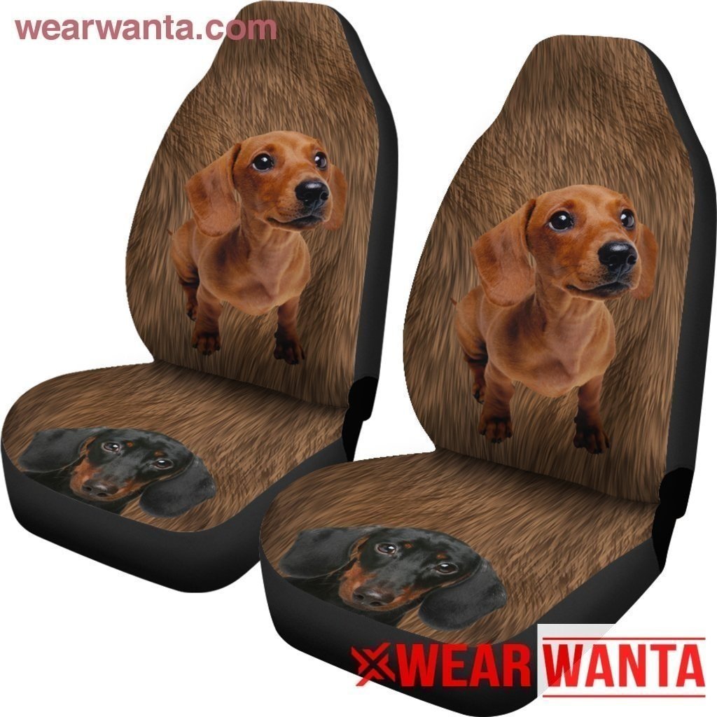 Cute Dachshund Dog Car Seat Covers LT03-Gear Wanta