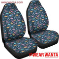 Cute Dinosaurs With Flowers Dinosaur Car Seat Covers LT04-Gear Wanta