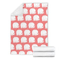 Cute Elephant Blanket Custom Home Decoration For Elephant Lover-Gear Wanta