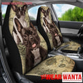 Cute French Bulldog Brown Car Seat Covers-Gear Wanta
