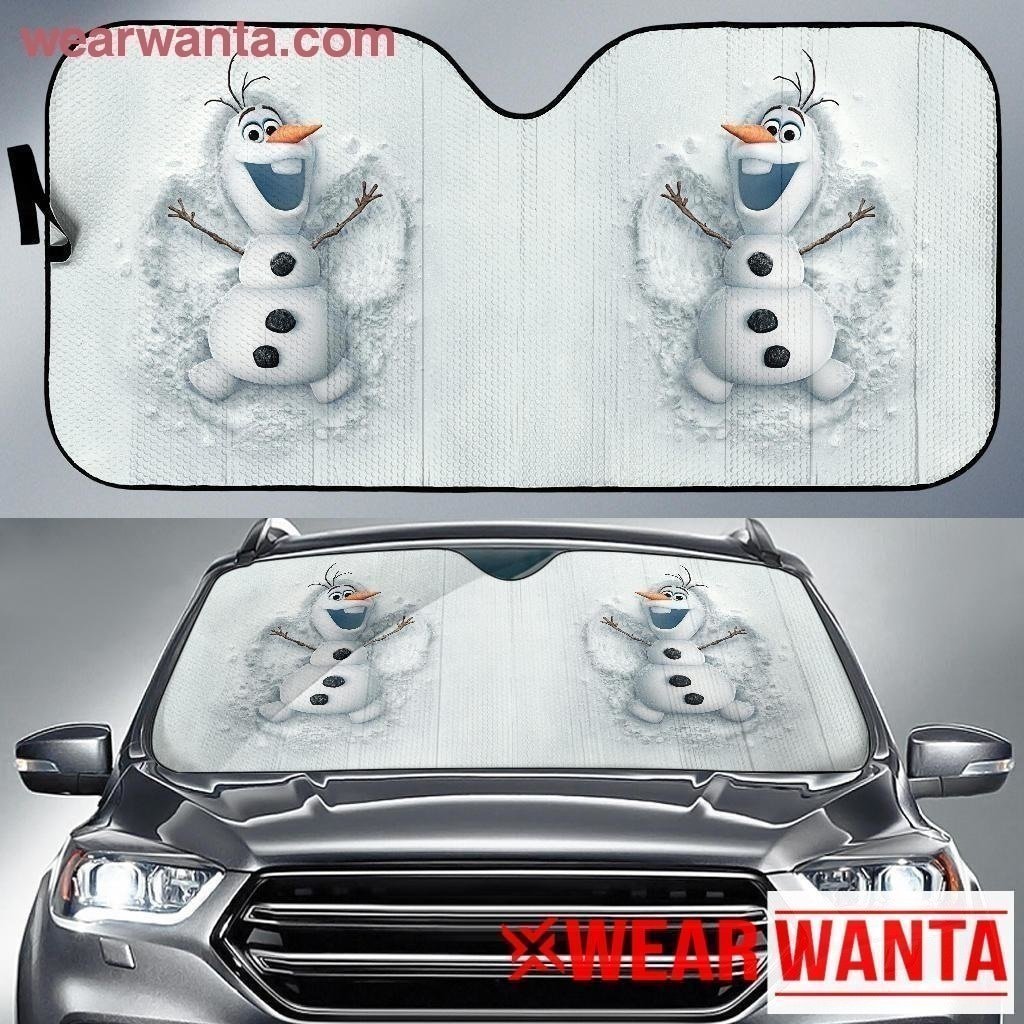 Cute Frozen Olaf Car Sun Shade-Gear Wanta