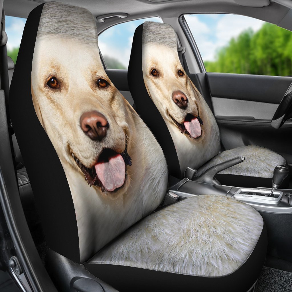 Cute Golden Face Car Seat Covers-Gear Wanta