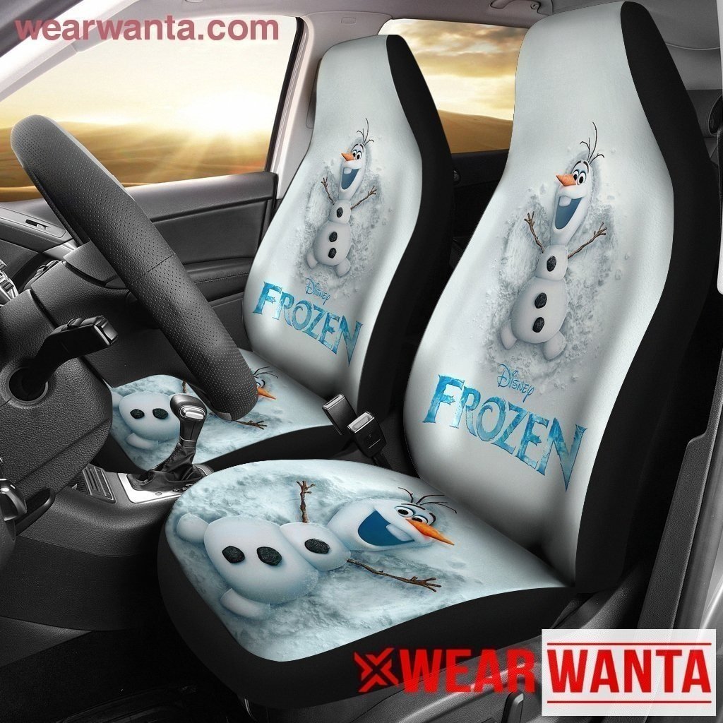 Cute Olaf Frozen Car Seat Covers NH06-Gear Wanta