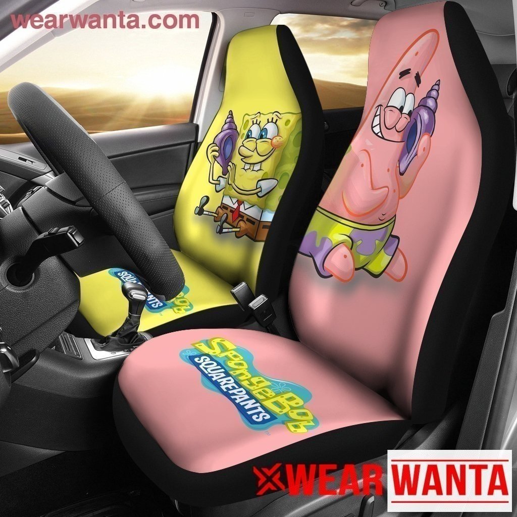 Cute Patrick Star & Spongebob Car Seat Covers LT04-Gear Wanta