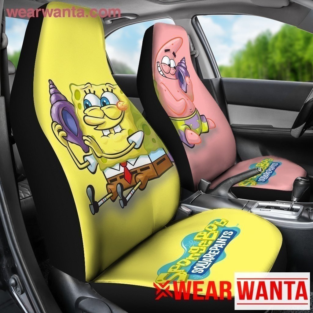 Cute Patrick Star & Spongebob Car Seat Covers LT04-Gear Wanta