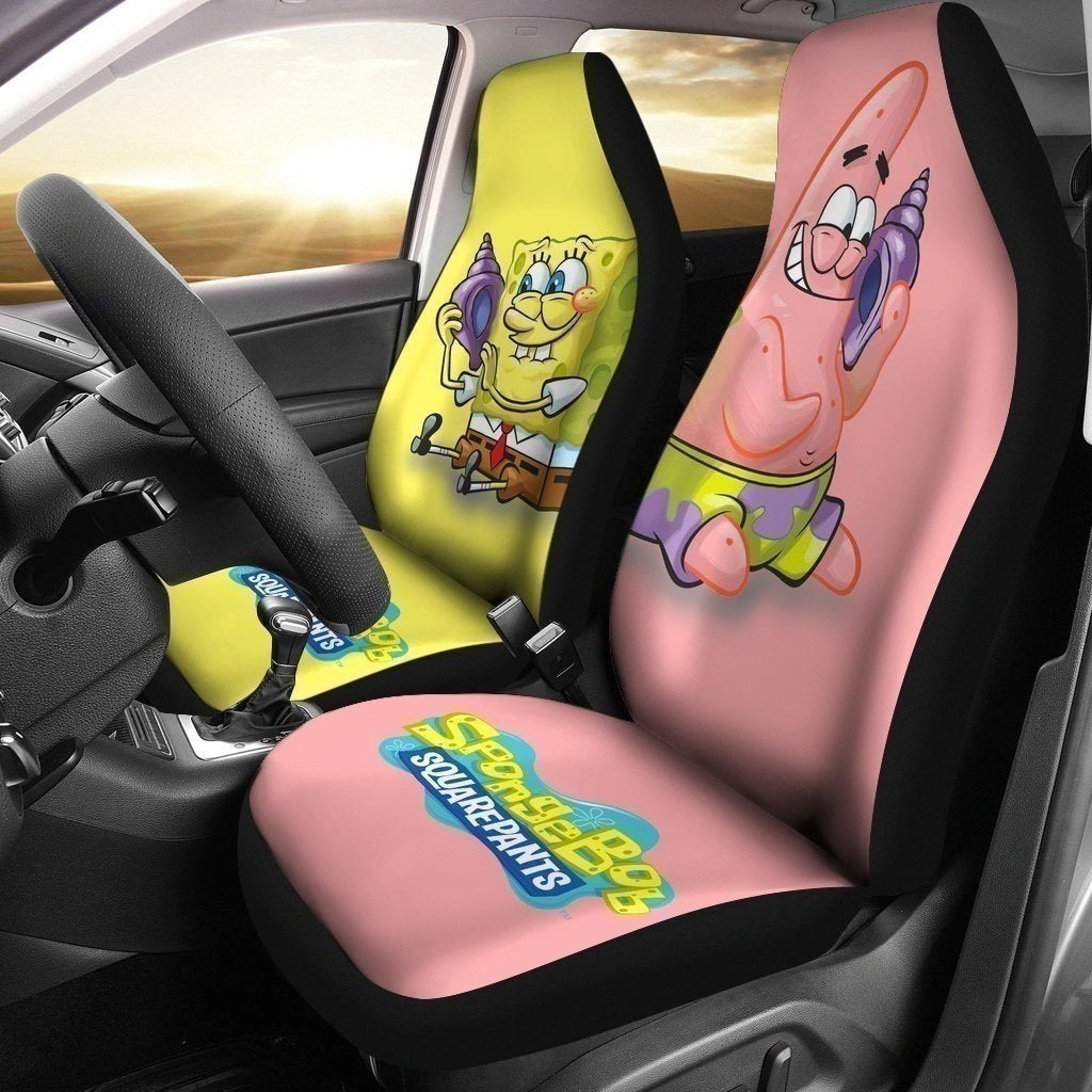 Cute Patrick Star & Spongebob Car Seat Covers LT04-Gear Wanta