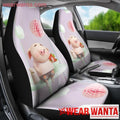Cute Pig Eating Strawberry Car Seat Covers LT03-Gear Wanta