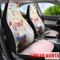 Cute Pig Sending Love Letter Car Seat Covers LT03-Gear Wanta