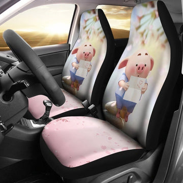 Cute Pig Sending Love Letter Car Seat Covers LT03-Gear Wanta