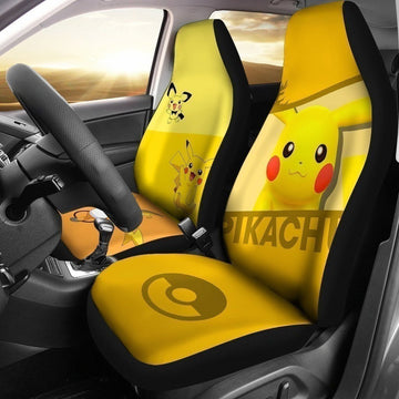 Cute Pikachu Car Seat Covers Gift LT03-Gear Wanta