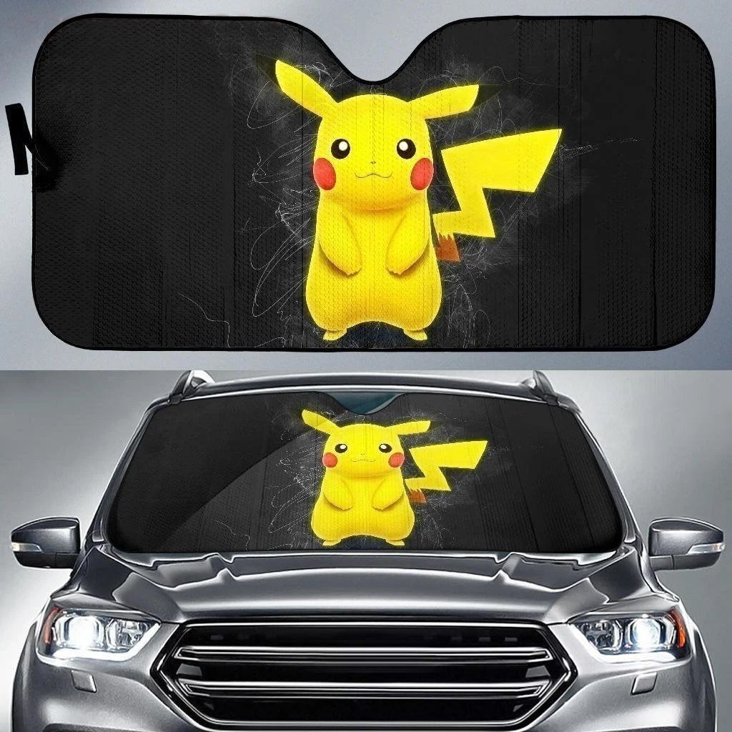 Cute Pikachu Car Sun Shade-Gear Wanta