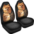 Cute Pomeranian Car Seat Covers-Gear Wanta