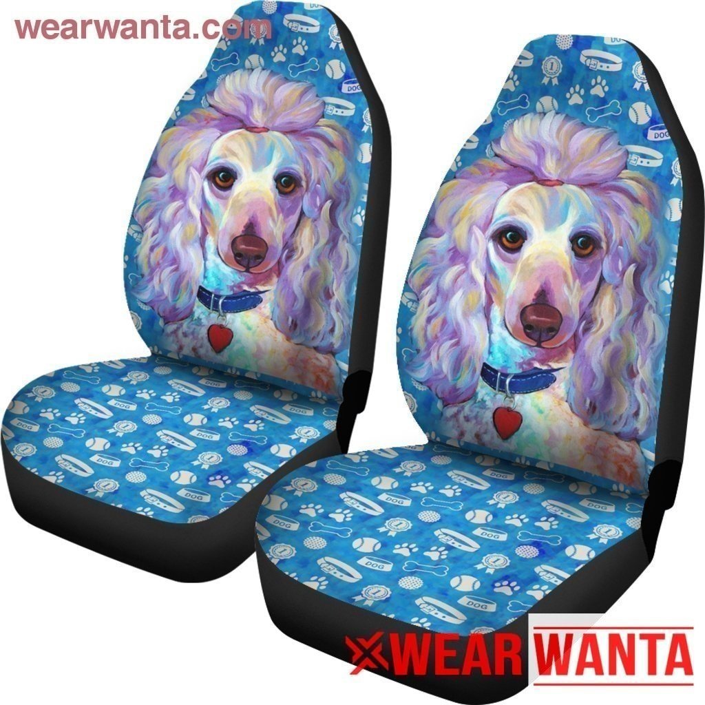 Cute Poodle Dog Car Seat Covers LT03-Gear Wanta