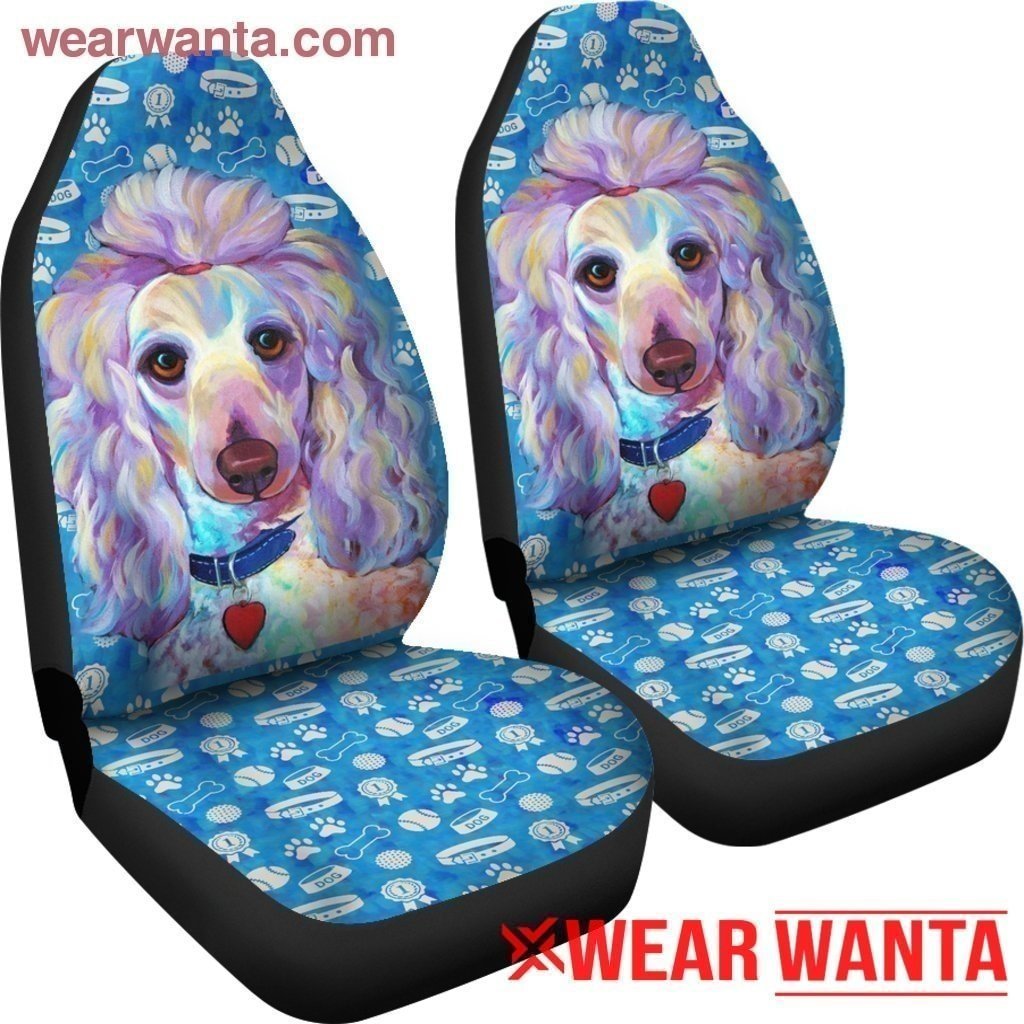 Cute Poodle Dog Car Seat Covers LT03-Gear Wanta