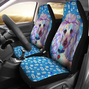 Cute Poodle Dog Car Seat Covers LT03-Gear Wanta