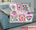 Cute Poodle Dog Lover Quilt Blanket Gift-Gear Wanta