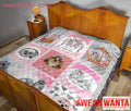 Cute Shih Tzu Dog Lover Quilt Blanket Gift-Gear Wanta