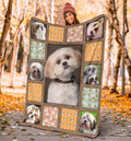 Cute Shih Tzu Fleece Blanket Dog Frame Style-Gear Wanta