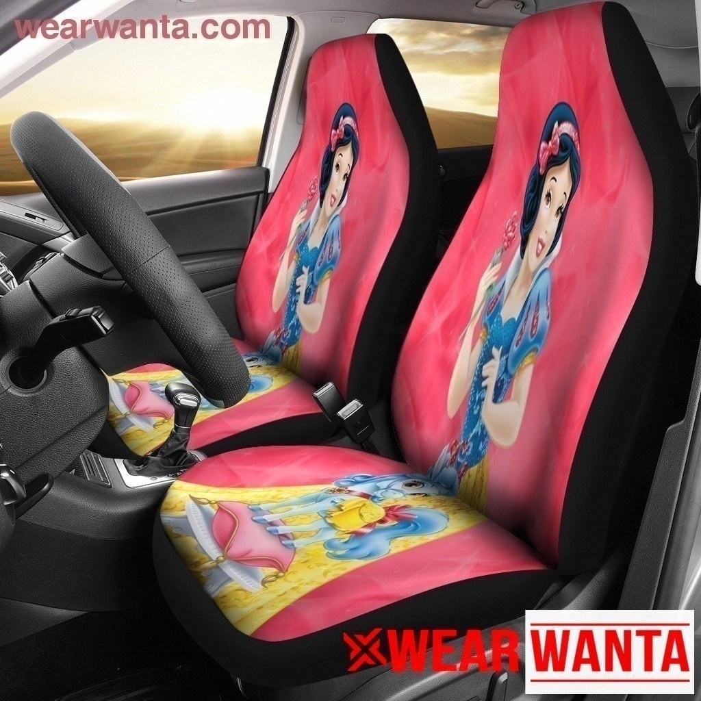 Cute Snow White Princess Car Seat Covers Custom Idea HH11-Gear Wanta
