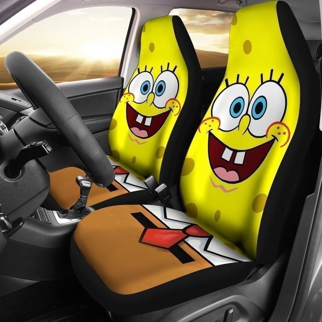 Cute Squarepants Spongebob Car Seat Covers LT04-Gear Wanta