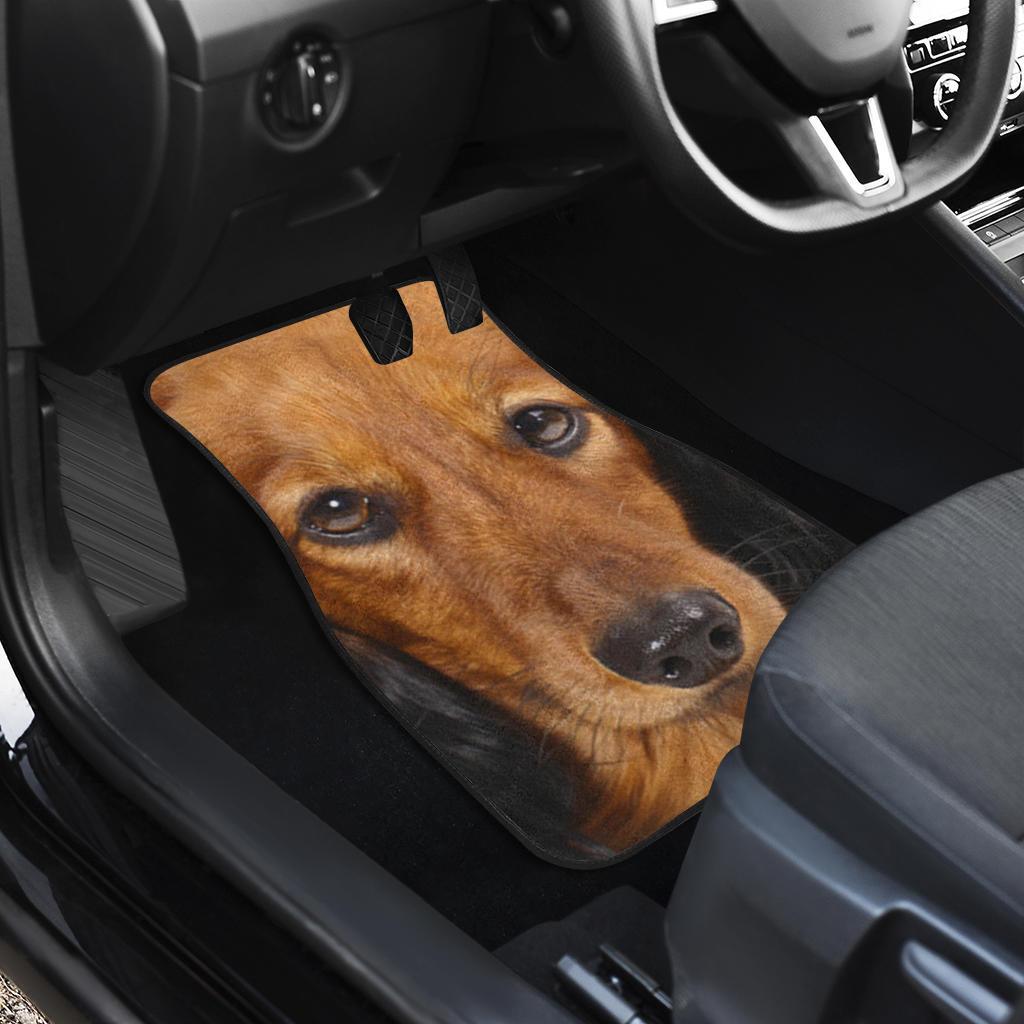 Dachshund Dog Car Floor Mats Funny Dog Face-Gear Wanta