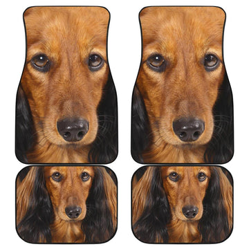 Dachshund Dog Car Floor Mats Funny Dog Face-Gear Wanta