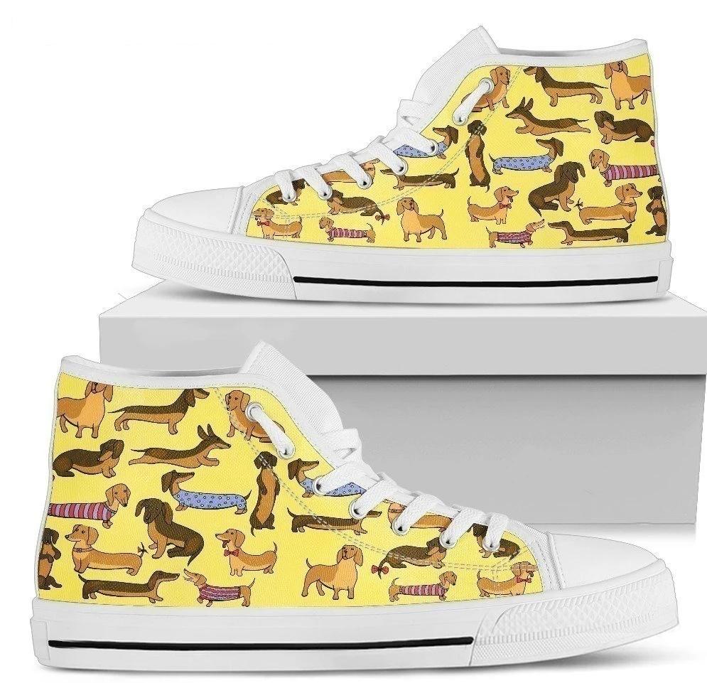 Dachshund Dog Lover Women's High Top Shoes Gift Idea-Gear Wanta