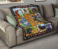 Dachshund Dog Quilt Blanket Angels Sometimes Have Paws-Gear Wanta