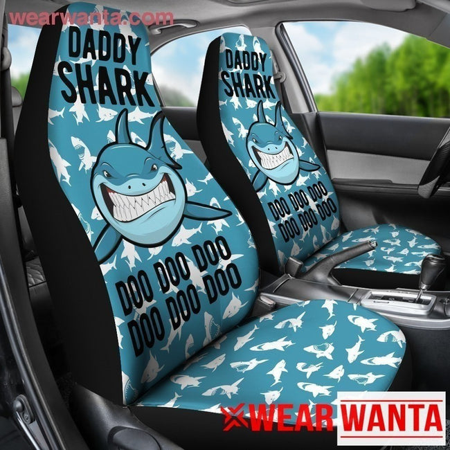 Daddy Shark Doo Doo Doo Car Seat Covers For Dad MN05-Gear Wanta