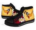 Daffy Duck Sneakers Fan High Top Shoes Custom-Gear Wanta