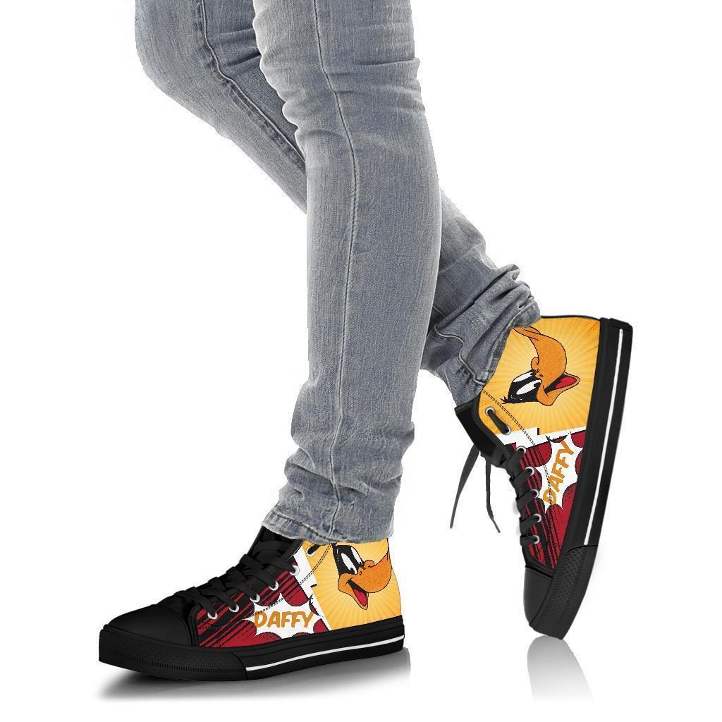 Daffy Duck Sneakers Fan High Top Shoes Custom-Gear Wanta