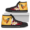 Daffy Duck Sneakers Fan High Top Shoes Custom-Gear Wanta