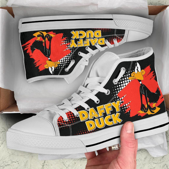 Daffy Duck High Top Shoes Looney Tunes Fan-Gear Wanta