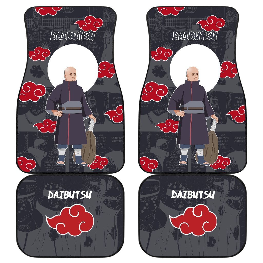 Daibutsu NRT Akatsuki Members Car Floor Mats Anime-Gear Wanta