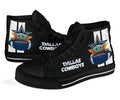 Dallas Cowboys Sneakers Baby Yoda High Top Shoes Mixed-Gear Wanta